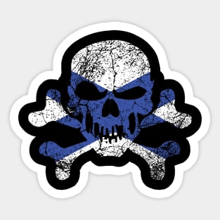 Vintage Nova Scotia Skull Sticker